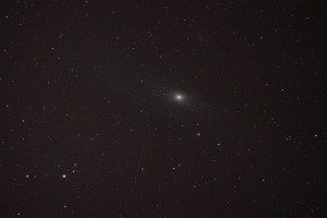 andromeda galaxy through 15 x 70